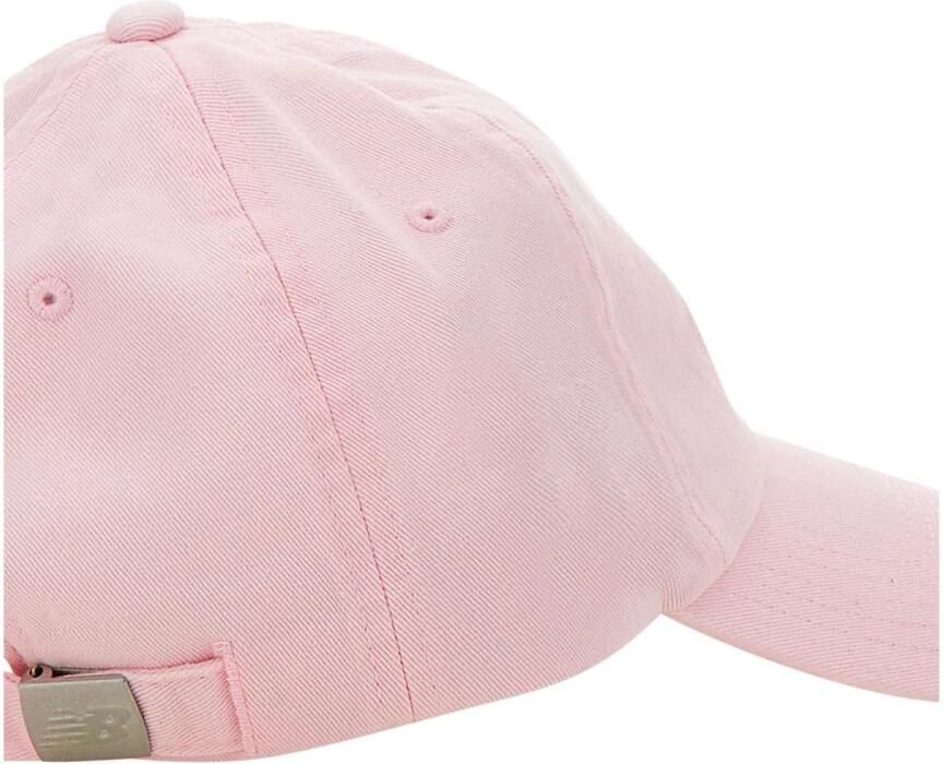 New Balance Roze Katoenen Baseballpet Paneelontwerp Pink Unisex - Foto 2