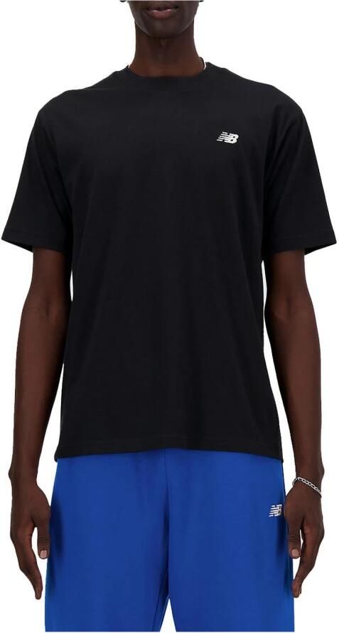 New Balance Zwarte Katoenen T-shirt Lente Zomer Collectie Black Heren - Foto 3