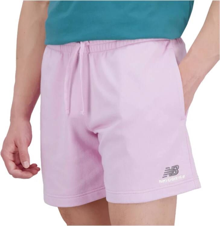 New Balance Ontspannende roze shorts Roze Heren