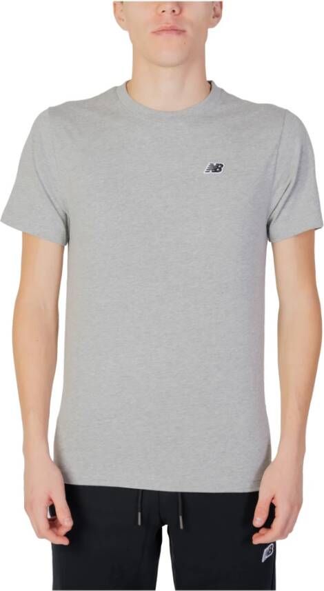 New Balance T-Shirts Gray Heren