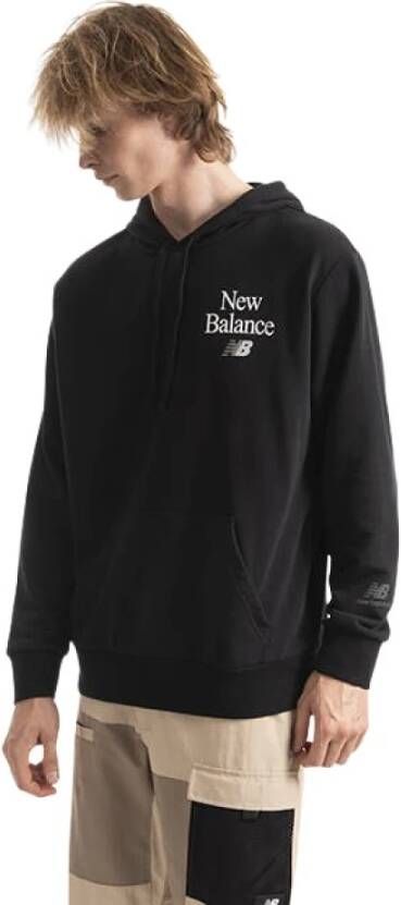 New Balance Klassieke Sweatshirts Zwart Heren