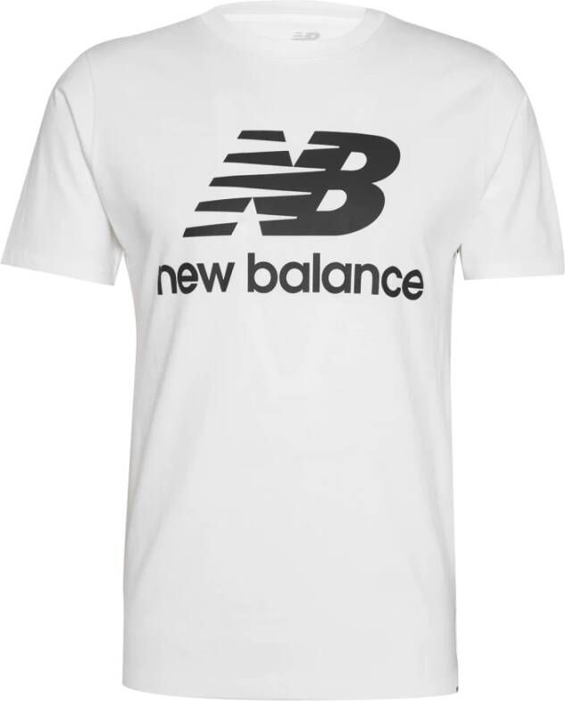New Balance "Witte MC T-Shirt" Wit Heren