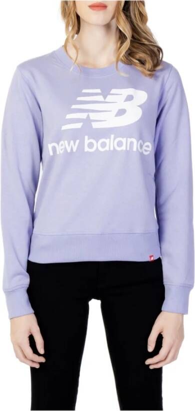 New Balance Women Sweatshirt Paars Dames