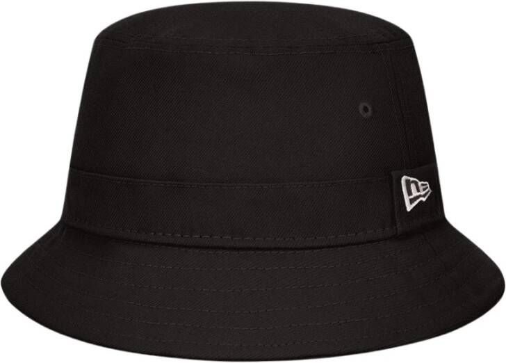 New era Zwarte Vissershoed Essentiële Emmer Stijl Black Unisex