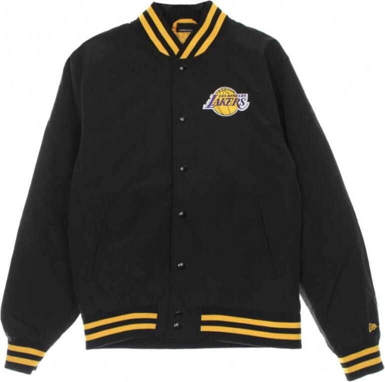 new era Bomber Jacket NBA Team Wordmark Loslak Zwart Heren