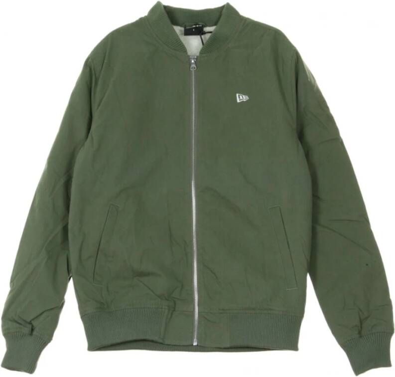 New era Bomber Jacket noch gebrande Sherpa Bomber NE Groen Heren