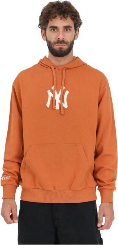 New era Bruine hoodie met Chicago White Sox-logo Bruin Heren