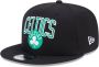 New era Cap 9fifty Boston Celtics NBA Patch Black Unisex - Thumbnail 1