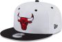 New era Cap 9fifty Chicago Bulls Crown Patch White Unisex - Thumbnail 1