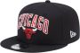 New era Cap 9fifty Chicago Bulls NBA Patch Black Unisex - Thumbnail 1