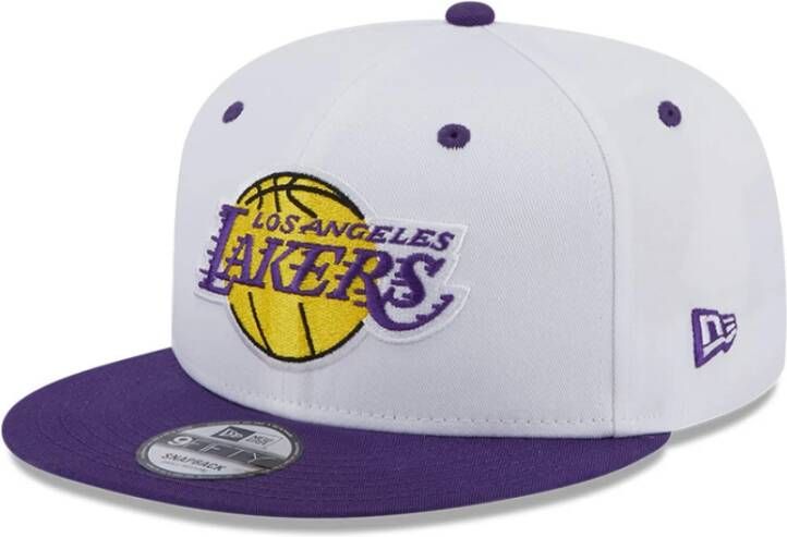 New era Cap 9fifty Los Angeles Lakers Crown Patch White Unisex