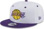 New era Cap 9fifty Los Angeles Lakers Crown Patch White Unisex - Thumbnail 1