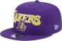 New era Cap 9fifty Los Angeles Lakers NBA Patch Purple Unisex - Thumbnail 1