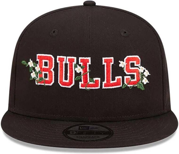 New era Cap Chicago Bulls Flower Wordmark Black Unisex