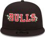 New era Cap Chicago Bulls Flower Wordmark Black Unisex - Thumbnail 1