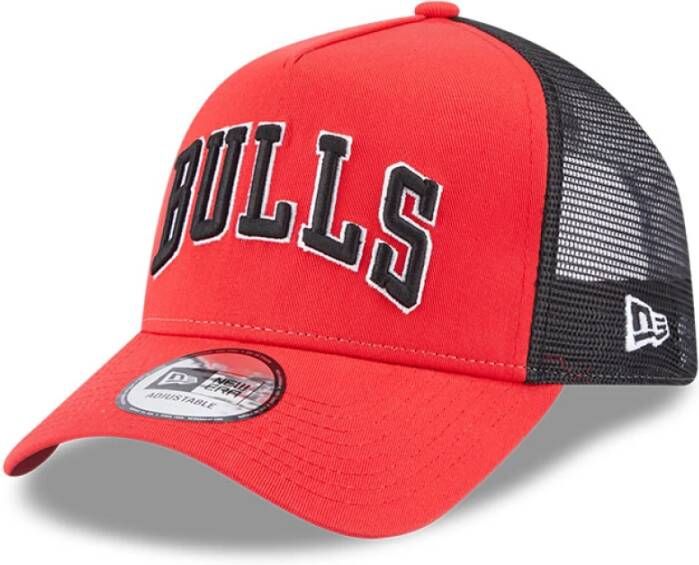 New era Cap Trucker Chicago Bulls Team Script Rood Unisex