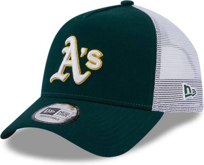 New era Cap Trucker Oakland Athletics Team Script Groen Unisex