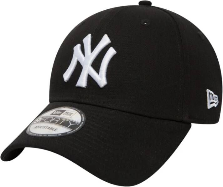 New era Zwarte Trucker Logo Yankees Geborduurde Pet Black Heren