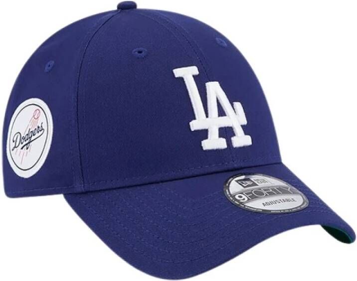 New era Cap 9forty Los Angeles Dodgers Side Patch Blauw Unisex