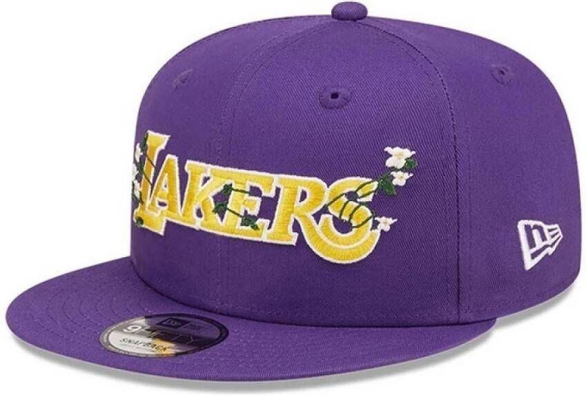 New era Cap Los Angeles Lakers Flower Wordmark Purple Unisex