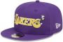 New era Cap Los Angeles Lakers Flower Wordmark Purple Unisex - Thumbnail 1