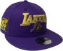 New era Cap 9fifty Los Angeles Lakers NBA Patch Purple Unisex - Thumbnail 3