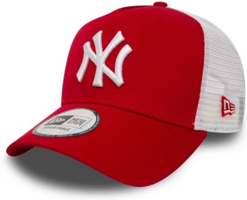 New era MLB New York Yankees Snapback Trucker Cap Red- Heren Red