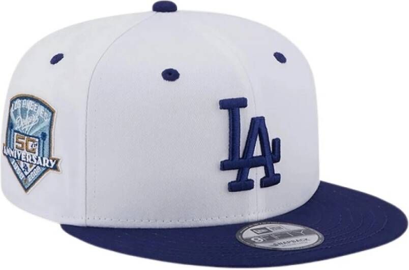 New era Cap 9fifty Los Angeles Dodgers Crown Patch Wit Unisex