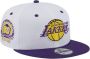 New era Cap 9fifty Los Angeles Lakers Crown Patch White Unisex - Thumbnail 3