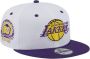 New era Cap 9fifty Los Angeles Lakers Crown Patch White Unisex - Thumbnail 1