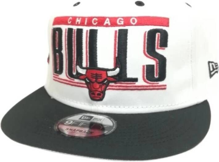New era Witte Bulls Retro Title Pet Multicolor Heren