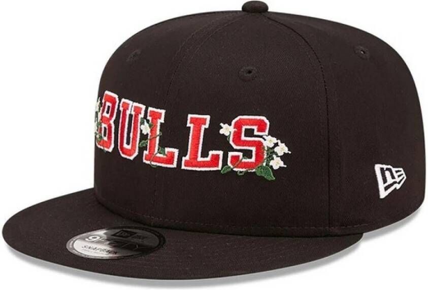 New era Cap Chicago Bulls Flower Wordmark Black Unisex