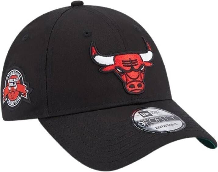 New era Cap 9forty Chicago Bulls Side Patch Black Unisex