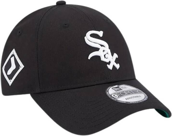 New era Cap 9forty Chicago White Sox Side Patch Black Unisex