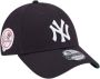 New era Cap 9forty New York Yankees Side Patch Blauw Unisex - Thumbnail 3