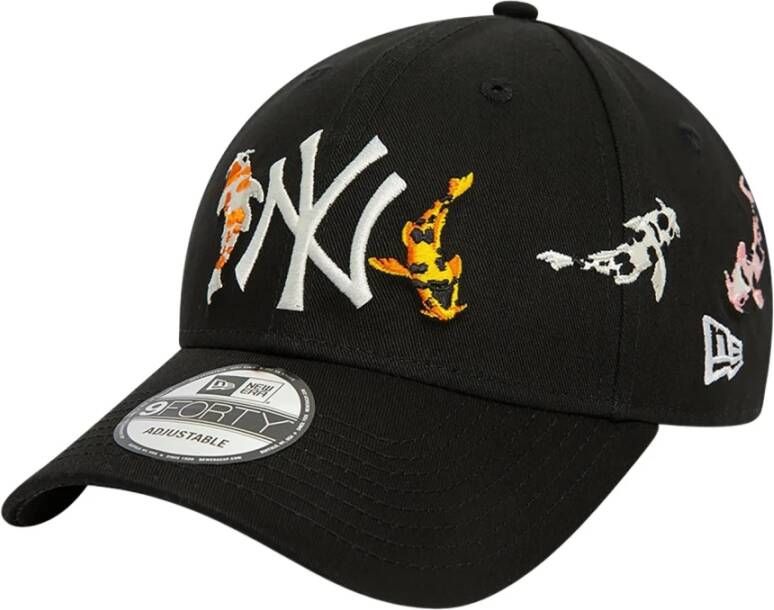New era Cap 9forty New York Yankees Fish Zwart Unisex