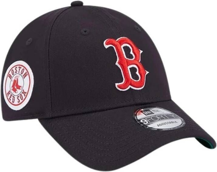 New era Cap 9forty Boston Red Sox Side Patch Blauw Unisex