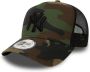 New era New York Yankees Clean a Frame Trucker Casquette 11579473 Groen - Thumbnail 2