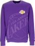 New era lichtgewicht crewneck sweatshirt Purple Heren - Thumbnail 1