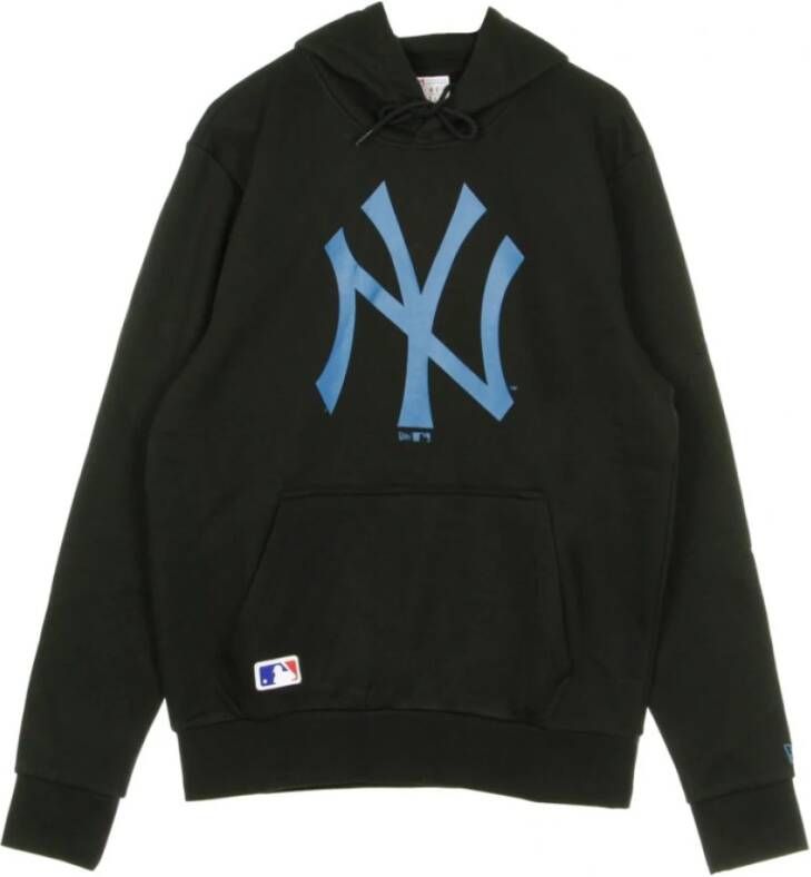 New era MLB seizoensgebonden team logo neyyan capuchoned sweatshirt Zwart Heren