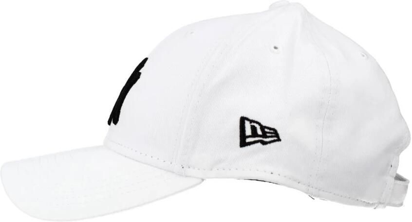 New era Witte Yankees Logo Geborduurde Pet Gebogen Klep White - Foto 2