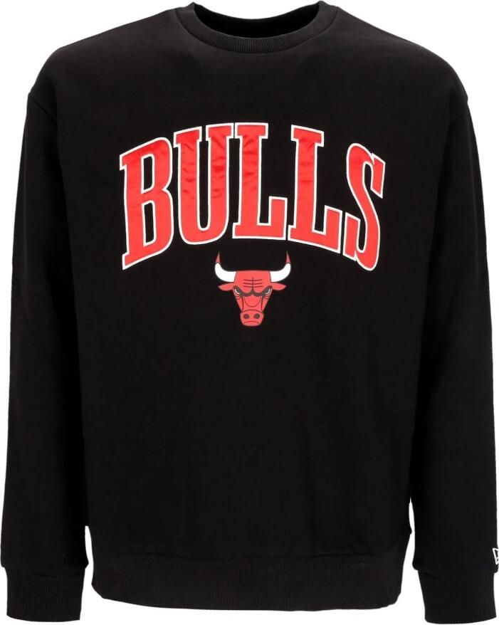 New era Chicago Bulls Lichtgewicht Crewneck Sweatshirt Black Heren