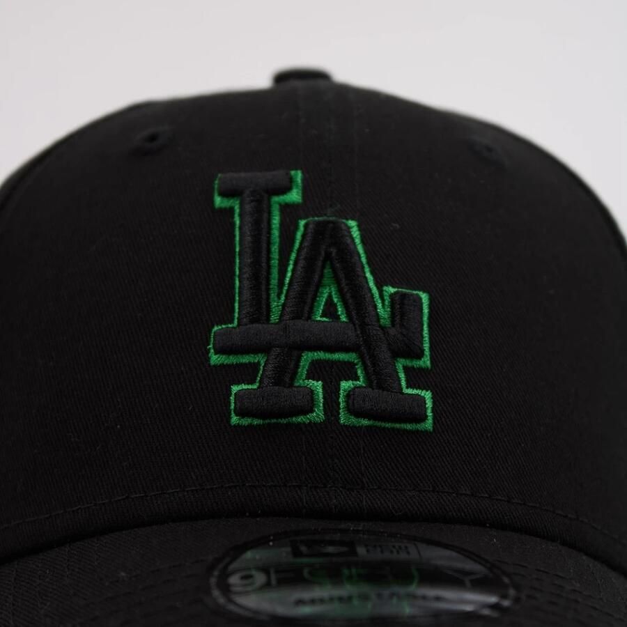 New era Dodgers Baseball Cap Black Heren