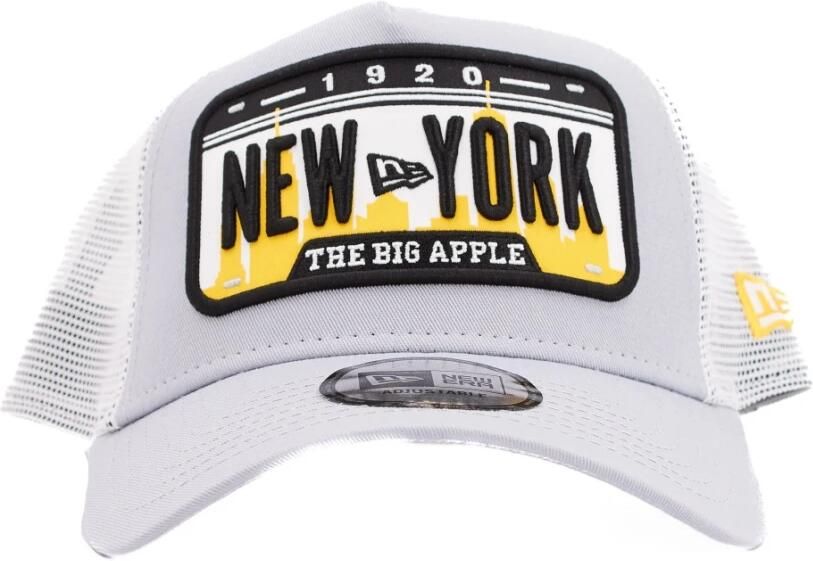 New era Grijze New York Trucker Cap Gray Heren - Foto 4