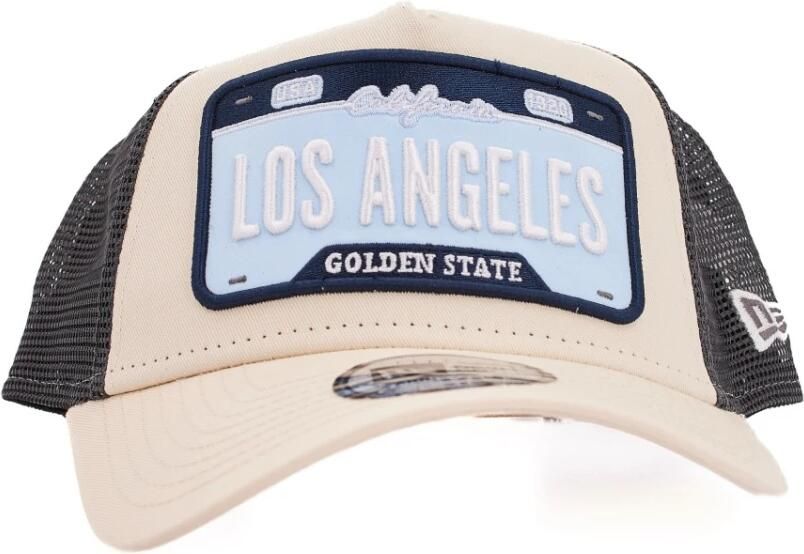 New era Beige Los Angeles Plate Trucker Cap Beige Heren - Foto 3