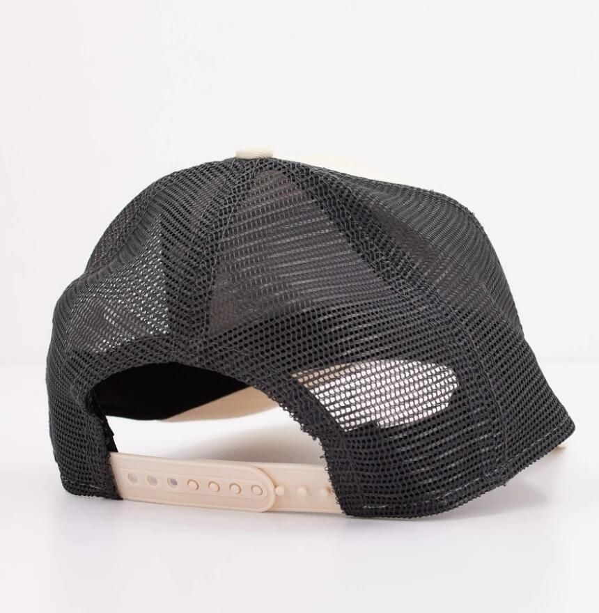 New era Beige Los Angeles Plate Trucker Cap Beige Heren