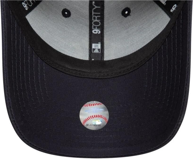 New era 9Forty Metallic York Yankees Unisex Caps blauw Maat ONE SIZE Accessoires