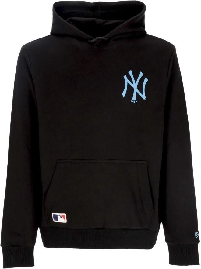 New era MLB League Essential Hoodie Zwart Blauw Black Heren