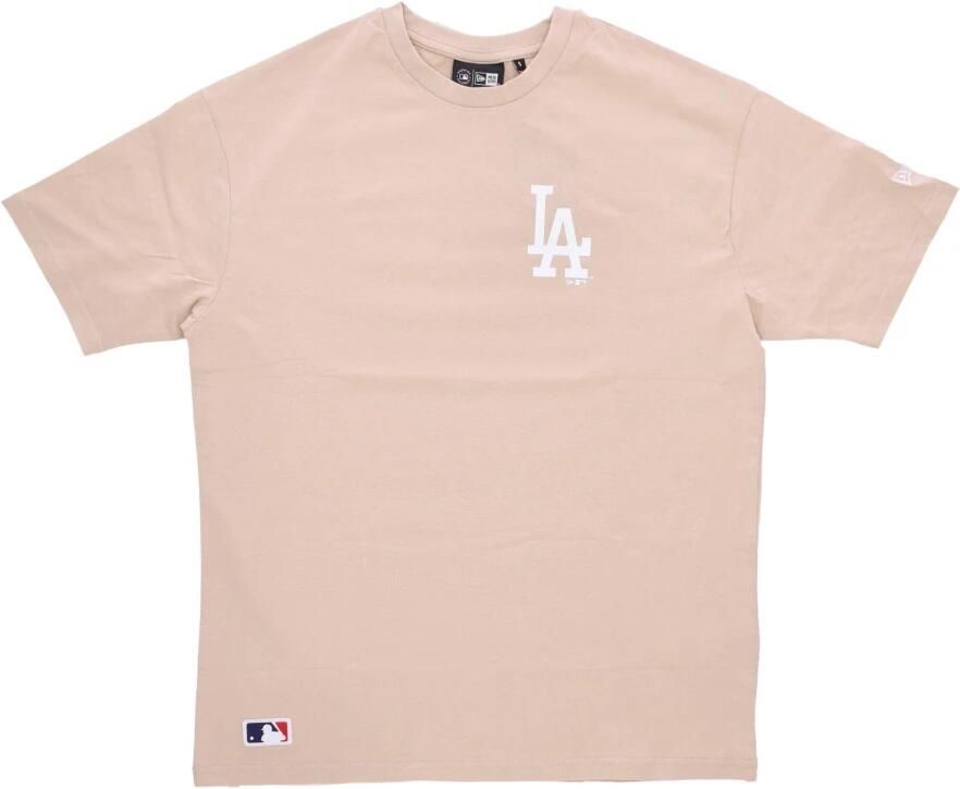 New era MLB League Essentials Oversize Tee Beige Heren