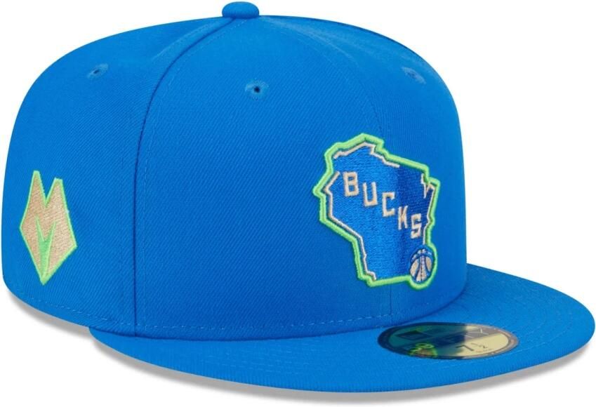 New era NBA ALT Cap Blauw Patched Logo Blue Heren